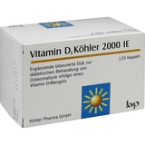 Köhler Pharma GmbH Vitamin D3 Köhler 2.000 IE Kapseln 120 St.