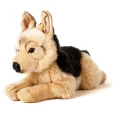 Uni-Toys - Deutscher Schäferhund, liegend - 45 cm (Länge) - Plüsch-Hund, Haustier - Plüschtier, Kuscheltier