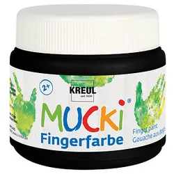 KREUL MUCKI Fingerfarbe schwarz 150,0 ml