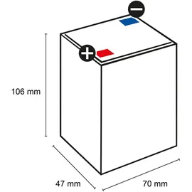 Q-Batteries Ersatzakku 6V 4500 mAh 1 St.