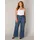 Base Level Curvy BASE LEVEL CURVY, Damen, Gr. 46, Länge 32, blau (mid blau), Denim/Jeans, Obermaterial: 98% Baumwolle, 2% Elasthan, unifarben, bequem lang, Jeans, in großen Größen