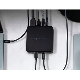Belkin USB-C Dual Displ. Docking Station + DisplayLink INC002vfBK