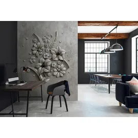 Living Walls Fototapete Walls by Patel Relief 1 grau