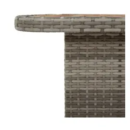 vidaXL Gartentisch 80 x 80 x 71 cm Grau