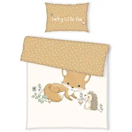 Herding babybest® Kinderbettwäsche Waldfreunde Bettwäsche MADE IN GREEN 40x60 cm