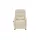 Hukla Fernsehsessel Max Mikrofaser 72 x 109 x 82 cm Creme elektrisch mit Rollen