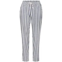 s.Oliver Pyjamahose Gestreift Schwarz/Weiß 32/34