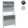 Mendler Küchenschrank HWC-O53 175 x 80 x 42 cm Weiß