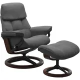 Stressless Ruby M | Signature Untergestell Batick Grau Matt Schwarz Braun