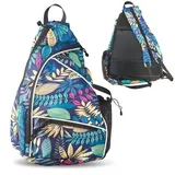 YANGSHINE Upgrade Verbessertes wasserdichtes Tennisrucksack,verstellbare Tennis-Tasche/Herren und Squashschläger multifunktionaler Sportrucksack,Multi