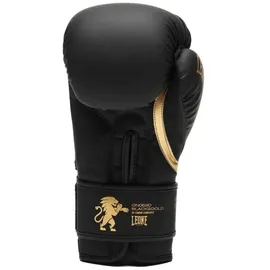 Leone1947 Leone, Boxhandschuhe Schwarz/Gold GN059D Schwarz/Gold 16 oz One Size)