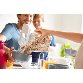 Emsa Vorratsdose rechteckig weiß 1 l