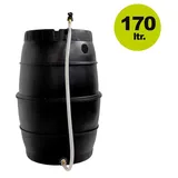 Yerd Regenfass 170 l Schwarz