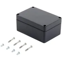 TRU Components KST 215 03215000.H Industrie-Gehäuse ABS Schiefer-Grau 1St.