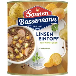 Sonnen Bassermann Linseneintopf mit Würstchen 800G