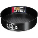 Kadax Backblech, Tortenform, runde Backform, Kuchenform, 28 Cm, Schwarz - KADAX