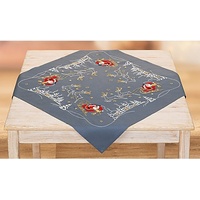 Buttinette Stickmitteldecke "Santa Schlitten"