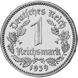 Drittes Reich 1 Reichsmark 1933-1939