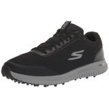 SKECHERS Herren GO Golf MAX 2 Fairway 3 Sneaker, Black Textile/Gray Trim, 42.5 EU