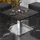 GGM Möbel Bistro Loungetisch Schwarz Marmor 60 x 60 x 41 cm