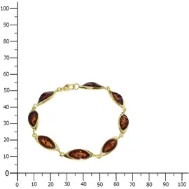 Ostsee-Schmuck Tonje Armband goldfarben 19 cm