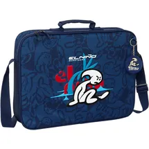 Safta M385 El Niño Paradise - Schultasche, Umhängetasche, bequem und vielseitig, Qualität und Widerstandsfähigkeit, 38 x 6 x 28 cm, Marineblau, Unisex Kinder, Standard, marineblau, Estándar