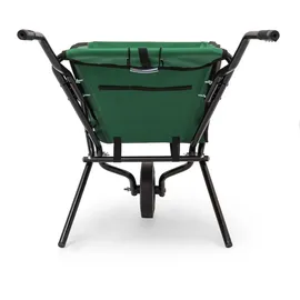 Relaxdays Schubkarre faltbar Grün,Schwarz