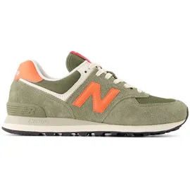 New Balance 574 Herren Dark Olivine/Flare 37,5