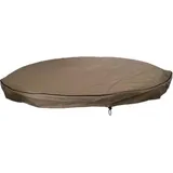 ELEMENTI Wetterschutzhaube Größe Ø 126 cm Material Kanevas Textil Braun