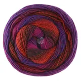 Lana Grossa Dochtgarn Farbverlauf Blau/Grün/Rot/Schwarz 200 g 700 m