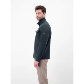 Lerros Sweatjacke Sweatjacke mit Brusttaschen Blau S