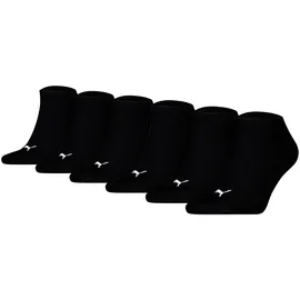 Puma Sneakersocken 6-Paar Schwarz 35-38