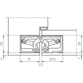 Simonswerk Türband TE 340 3D F1-farbig Silber