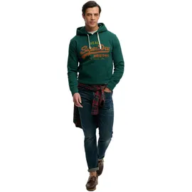Superdry Hoodie Vintage-Logo Print Grün M