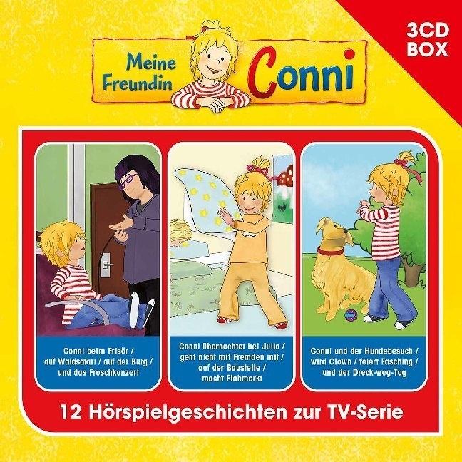 Meine Freundin Conni - 3-Cd Hörspielbox Vol. 3 - Meine Freundin Conni (tv-hörspiel)  Meine Freundin CONNI (Hörbuch)