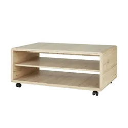 Couchtisch auf Rollen Turino , holzfarben , Maße (cm): B: 59 H: 43