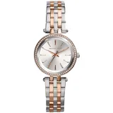 Michael Kors Darci Edelstahl 26 mm silber/rosegold