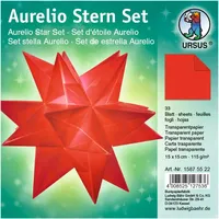 Ursus Aurelio Stern Faltblätter Transparentpapier 15 x 15 cm 33 Blatt