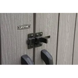 Lifetime XXL Kunststoff-Geräteschrank 1,36 x 0,70 x 1,72 m grau