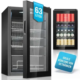 Bomann KSG 7287 Getränkekühlschrank (63 l, 740 mm hoch, Schwarz)