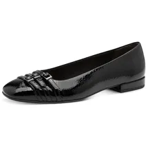 TAMARIS Damen Ballerina Vegan schwarz 38