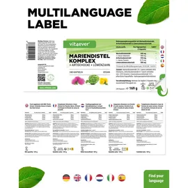 Vit4ever Mariendistel Komplex Kapseln 240 St.