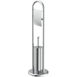 Eisl WC-Bürstengarnitur Toilettenpapierhalter stehend Chrom