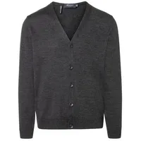 Maerz Muenchen Herren Cardigan grau unifarben, grau, NOS