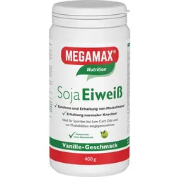 MEGAMAX Soja Eiweiß Vanille Pulver 400 g