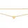 FIRETTI Fußketten Set FIRETTI "Schmuck Geschenk Körperschmuck Herz", gold (silberfarben, gelbgoldfarben), Fußketten, Damen, Edelstahl