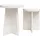 dorel home Liam | Beistelltisch-Set mit 2 in cremefarbenem Gips-Look