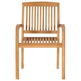 vidaXL Stapelbare Gartenstühle mit Kissen 59 x 95,5 x 26 cm blau 4 St.