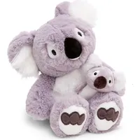 NICI 61717 - Koala Barry mit Kind, 30cm, Plüsch-Kuscheltier,