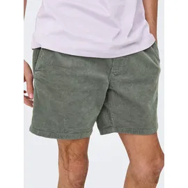 Only & Sons Cordshorts in Grau - XXL